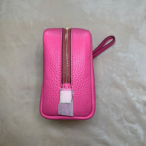 Coach Dempsey Boxy Cosmetic Case 20 With Trompe L'oeil Print - Pink/Petunia - Picture 4 of 10